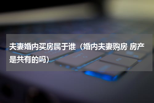 夫妻婚内买房属于谁（婚内夫妻购房 房产是共有的吗）
