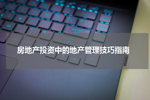  房地产投资中的地产管理技巧指南